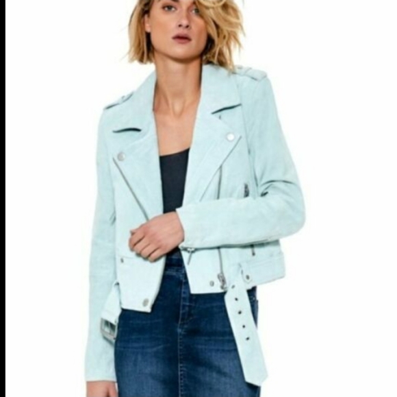 Blank NYC Jackets & Blazers - BLANKNYC Morning After Suede Moto Jacket Size Small